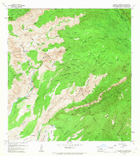 1965 Map of Waimea Canyon, Kauai County, HI — High-Res | Pastmaps